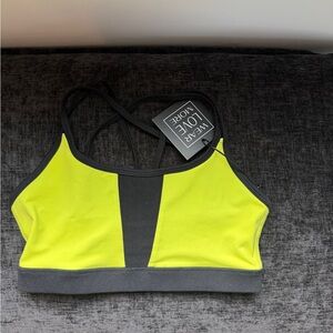 Neon and Black Reversible Sports Bra NWT - size small